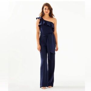 Lilly Pulitzer Lyra Jumpsuit Navy size 4